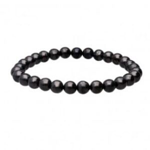 Pulsera elástica bola Shungita Reconstruida