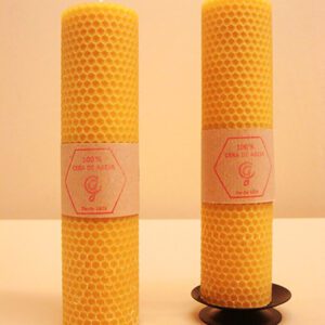 Velón panal de abeja 20cm